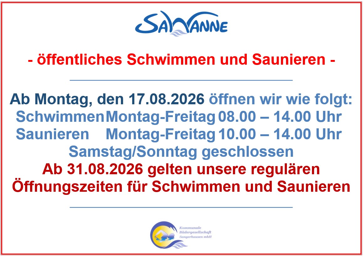 SaWanneSommerOffnung2026